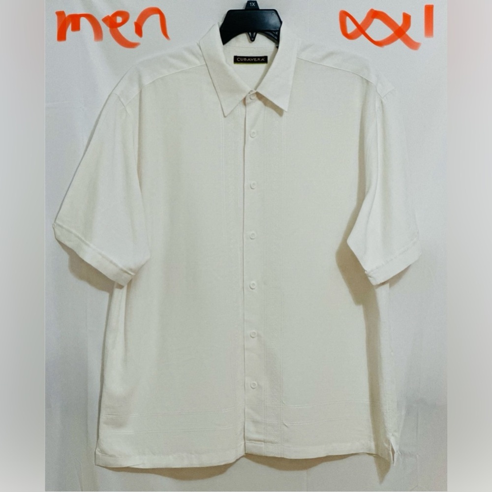 Cubavera Men's White Shirt